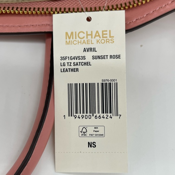 Michael Kors Large Avril Satchel Bag - Picture 11 of 11